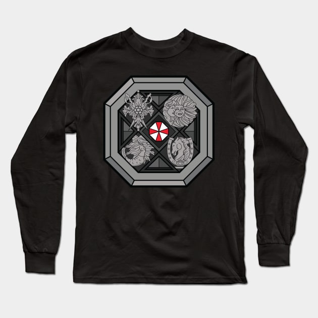 Residen Evil Village - The Four Lords Long Sleeve T-Shirt by DigitalCleo